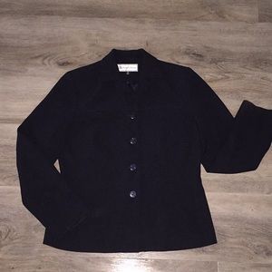 Travis Ayers-Navy Blue Blazer/Jacket